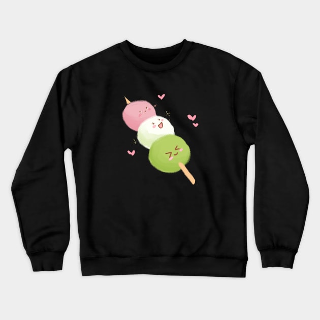 Japanese sweets dango - ODANGO Crewneck Sweatshirt by Evedashy